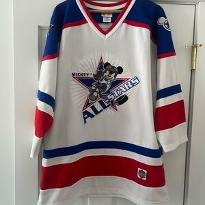Disney World Mickey Mouse Jersey - Red, Blue, White
